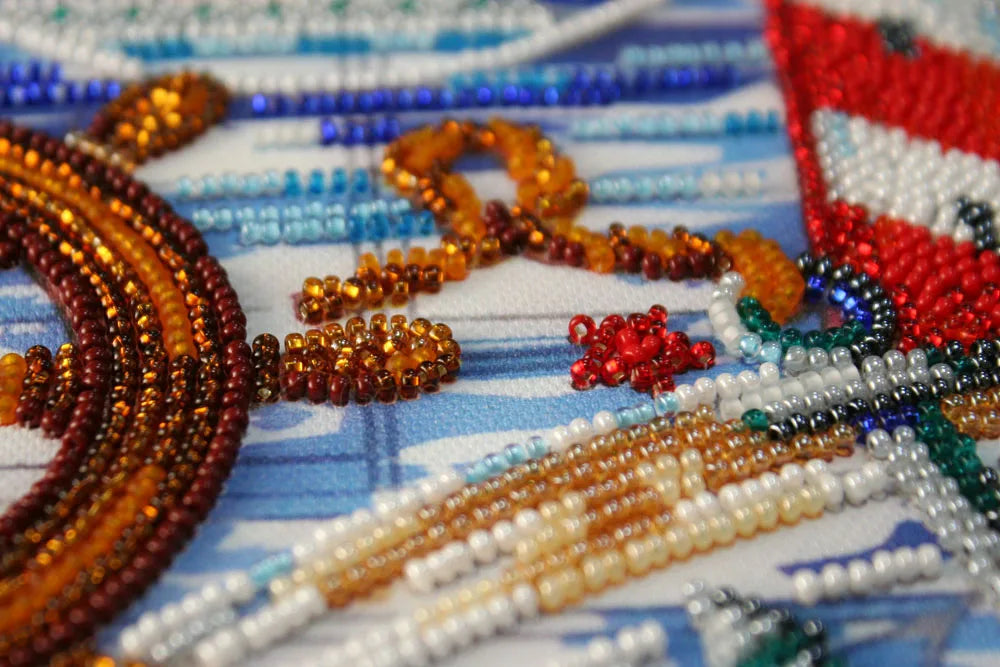 Bead Embroidery Kit Mid-sized bead embroidery kit Attracted distance