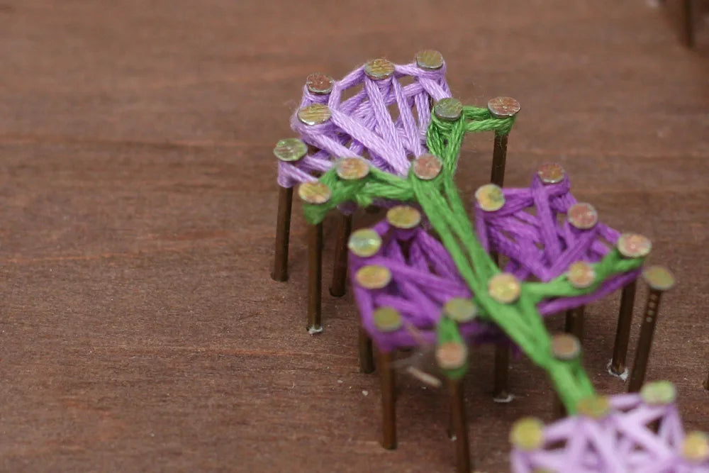 String Art Kit Creative Kit/String Art Lavender