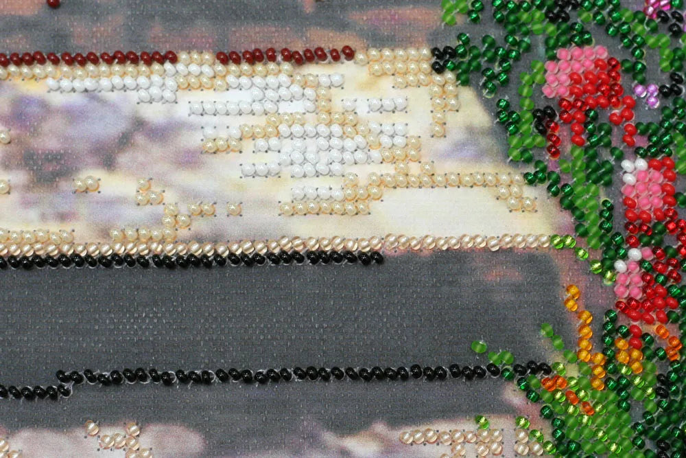 Bead Embroidery Kit Main Bead Embroidery Kit Summer garden