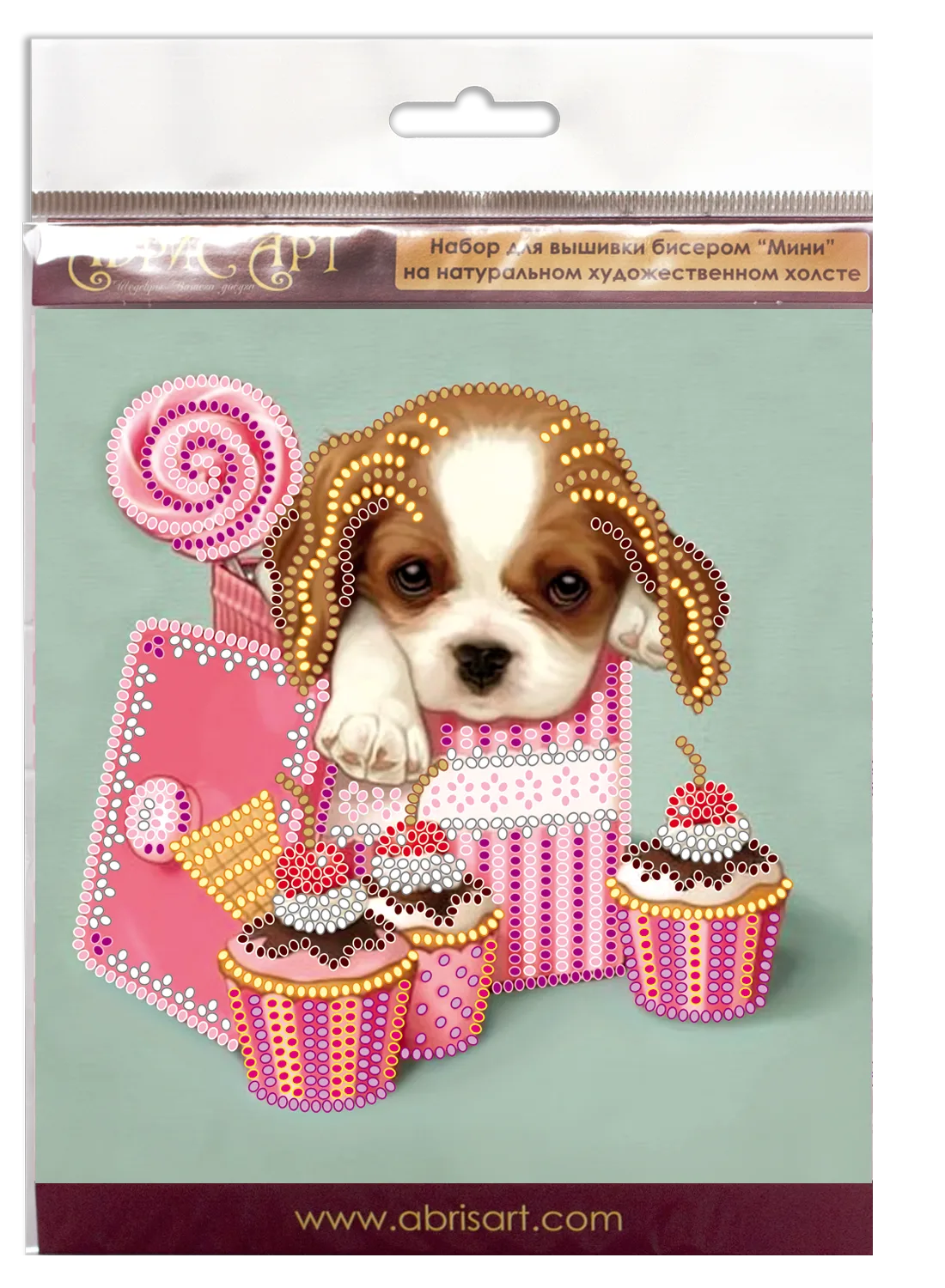Bead Embroidery Kit Mini Bead embroidery kit Sweet joy