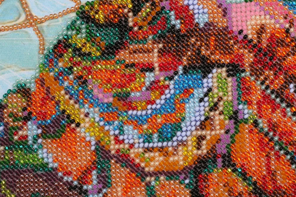 Bead Embroidery Kit Main Bead Embroidery Kit Mosaic elephant