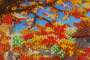 Bead Embroidery Kit Main Bead Embroidery Kit Beauty of autumn