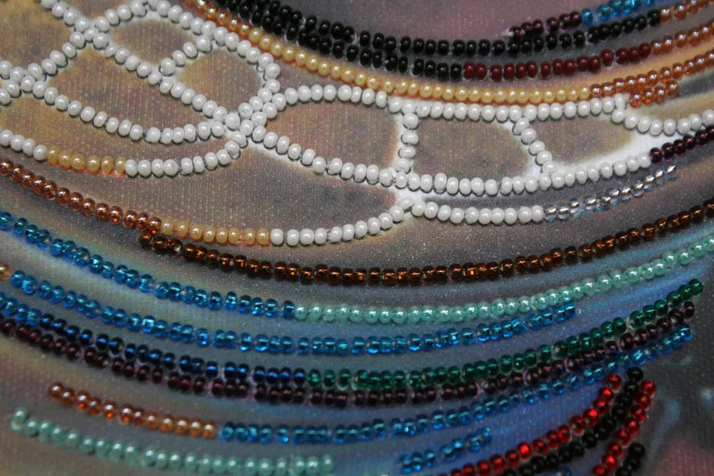 Bead Embroidery Kit Main Bead Embroidery Kit Colors of Africa
