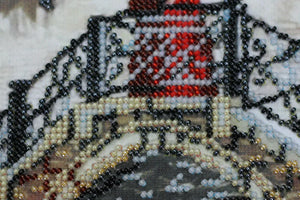 Bead Embroidery Kit Micro Beads Embroidery Kit Reflection in the water