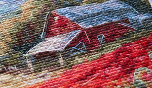 Cross Stitch Kit Cross-stitch kits Poppies at sunset (Landscape)