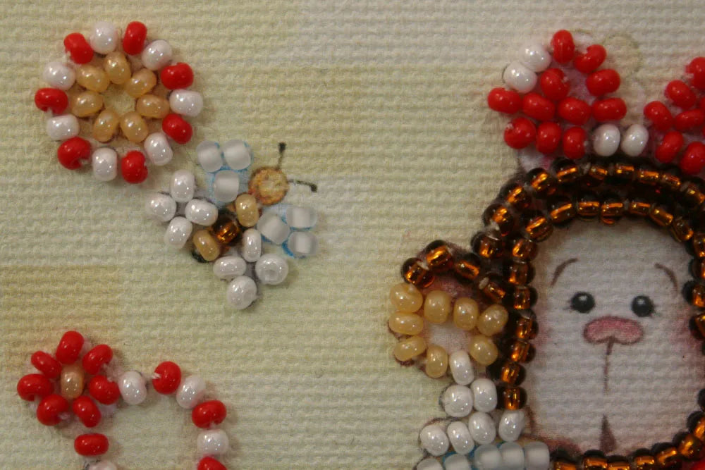 Magnets Bead Embroidery Kit Magnets Bead embroidery kit Little monkey
