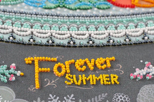 Bead Embroidery Kit Main Bead Embroidery Kit Forever summer