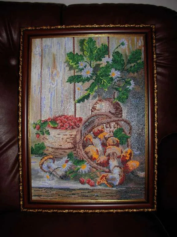 Bead Embroidery Kit Main Bead Embroidery Kit Fantasy forest