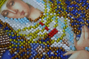 Bead Embroidery Kit Main Bead Embroidery Kit Icon of the Mother of God «Ostrobramskaya»