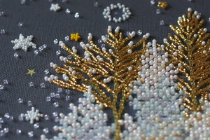 Bead Embroidery Kit Main Bead Embroidery Kit Christmas tale