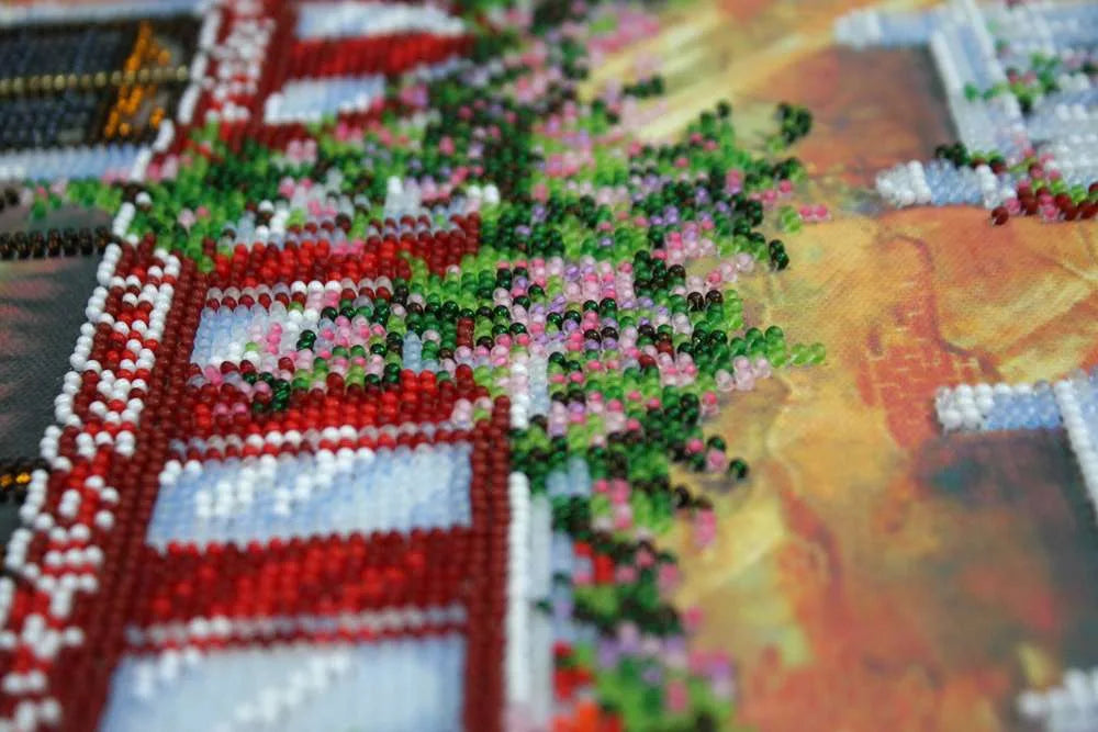 Bead Embroidery Kit Main Bead Embroidery Kit Venetian Cafe