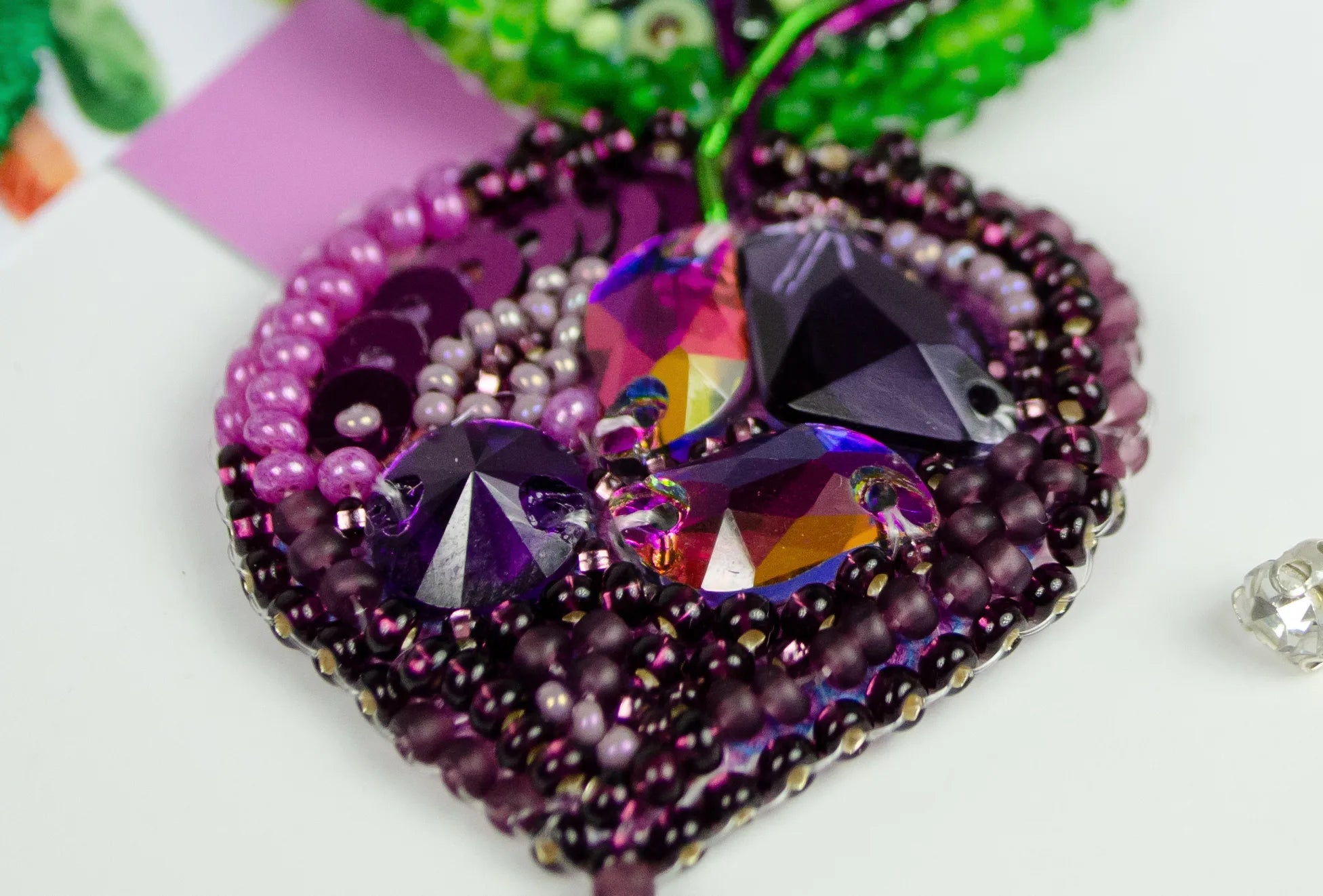 Brooch Embroidery Kit Decoration Beetroot (Decoration)