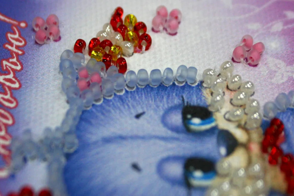 Magnets Bead Embroidery Kit Magnets Bead embroidery kit Rabbits love
