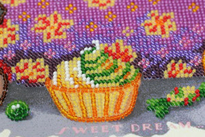 Bead Embroidery Kit Main Bead Embroidery Kit Sweet tooth