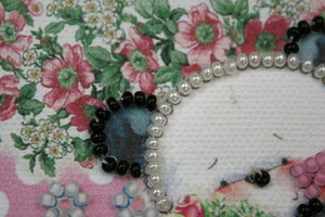 Magnets Bead Embroidery Kit Magnets Bead embroidery kit Bear and Camomiles
