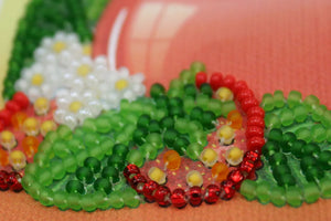 Magnets Bead Embroidery Kit Magnets Bead embroidery kit Wild strawberry