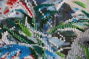 Bead Embroidery Kit Main Bead Embroidery Kit Bamboo bear
