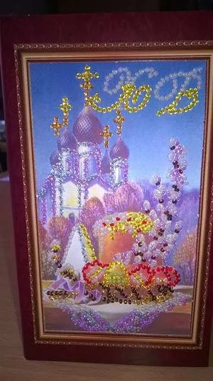 Postcards Bead Embroidery Kit Postcard Bead embroidery kit Easter – 8