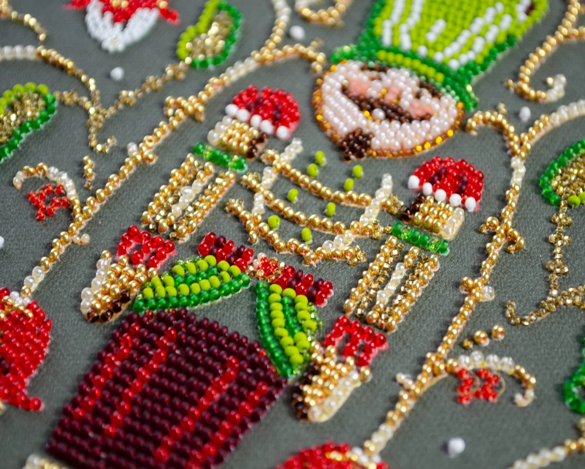 Bead Embroidery Kit Main Bead Embroidery Kit Hero of the Christmas Night