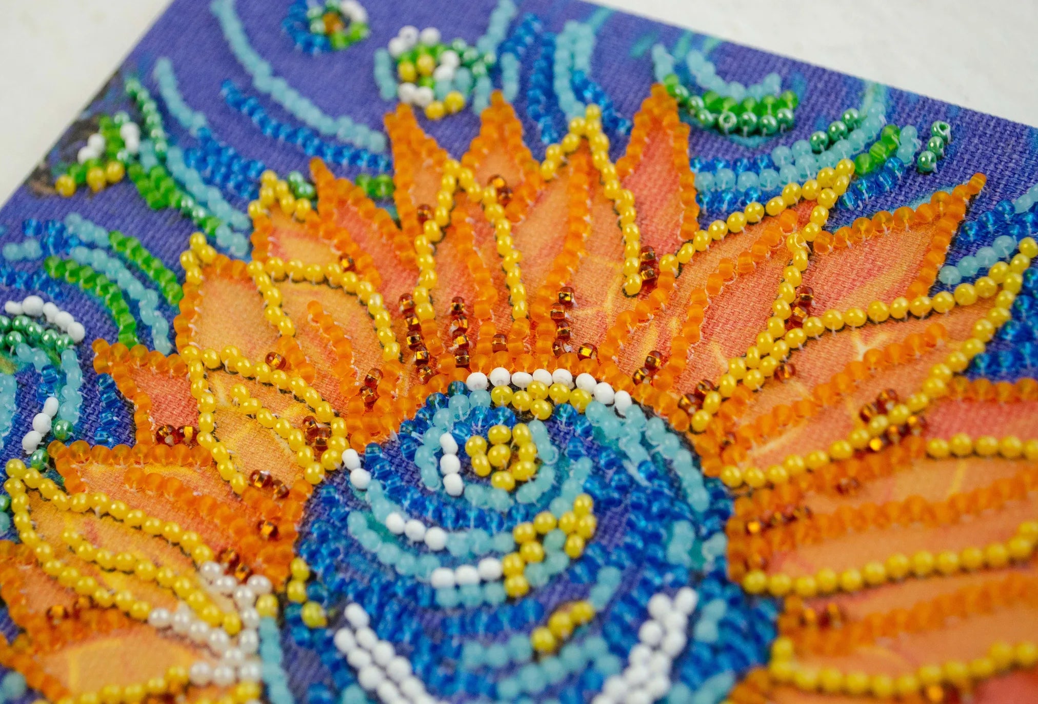 Bead Embroidery Kit Mini Bead embroidery kit A magical dream