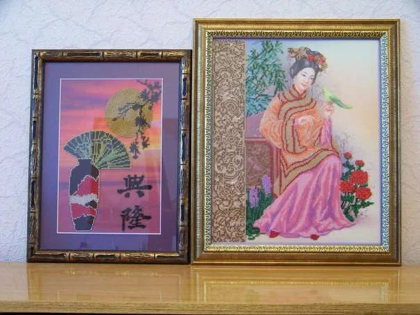 Bead Embroidery Kit Emperor's garden
