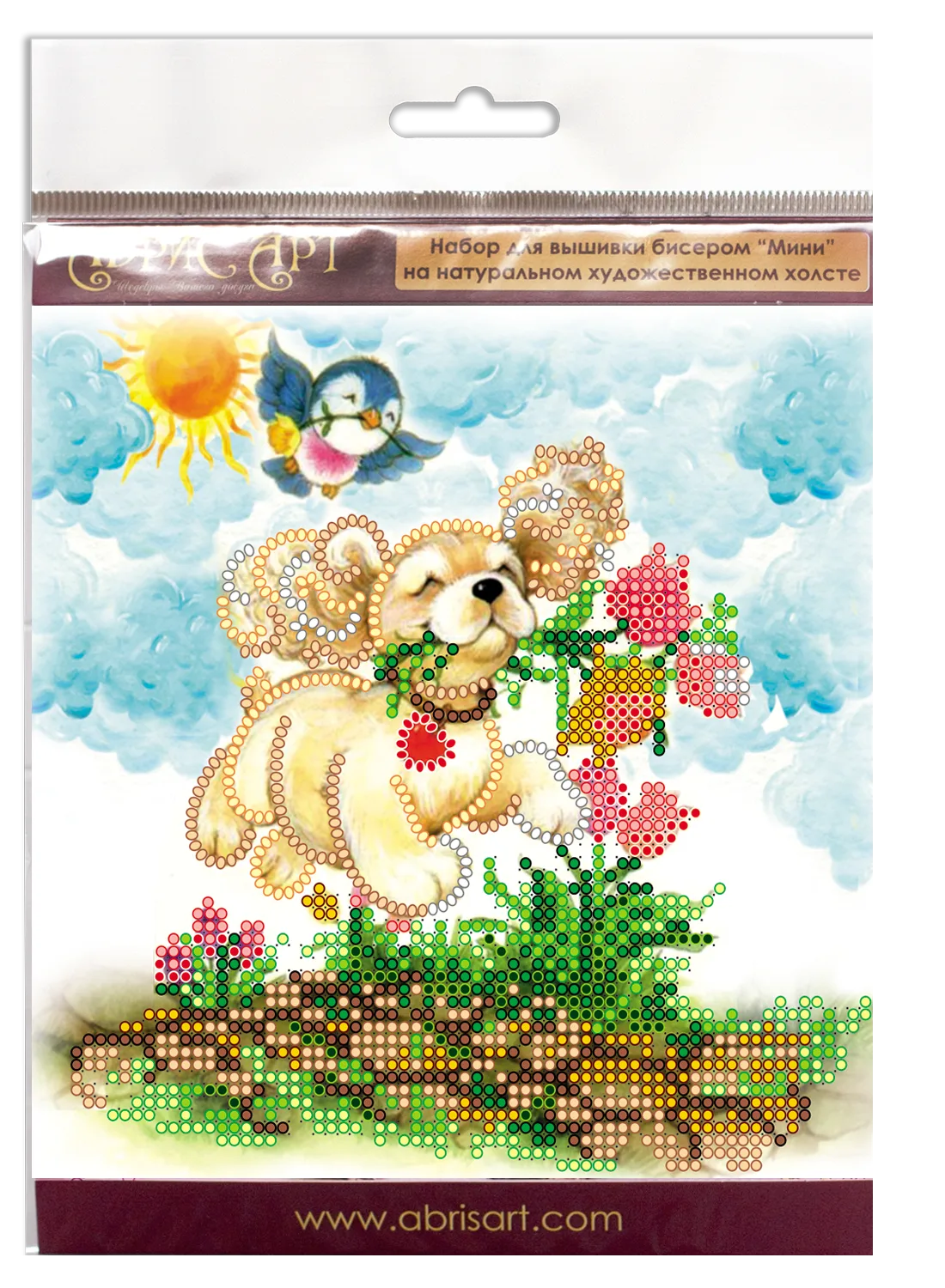 Bead Embroidery Kit Mini Bead embroidery kit In to the happiness