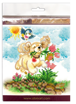 Bead Embroidery Kit Mini Bead embroidery kit In to the happiness