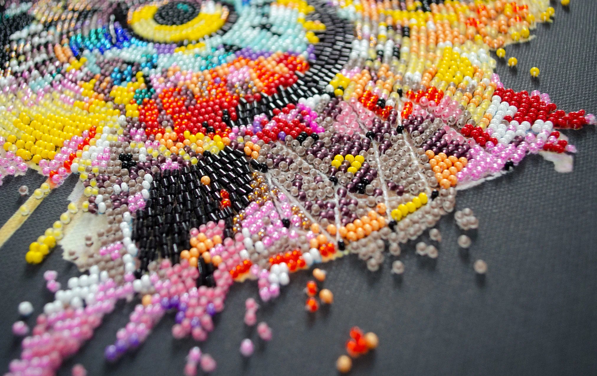 Bead Embroidery Kit Main Bead Embroidery Kit Look of a predator