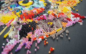 Bead Embroidery Kit Main Bead Embroidery Kit Look of a predator