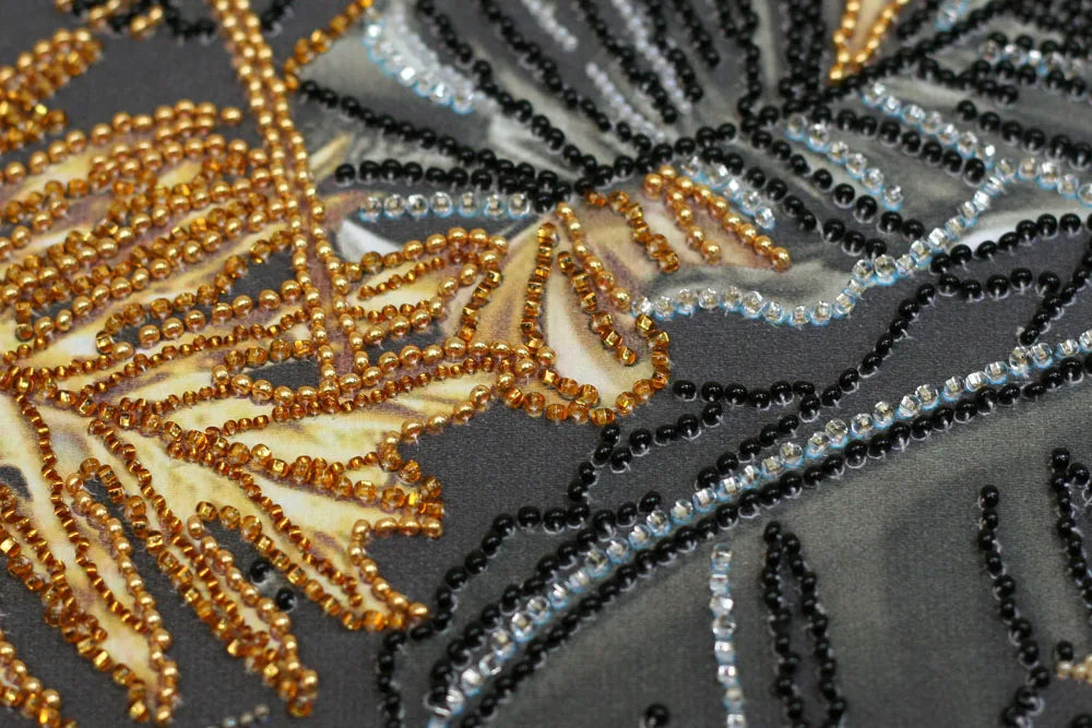 Bead Embroidery Kit Main Bead Embroidery Kit Golden Tropics