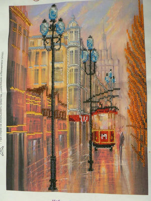 Bead Embroidery Kit Main Bead Embroidery Kit Little tram