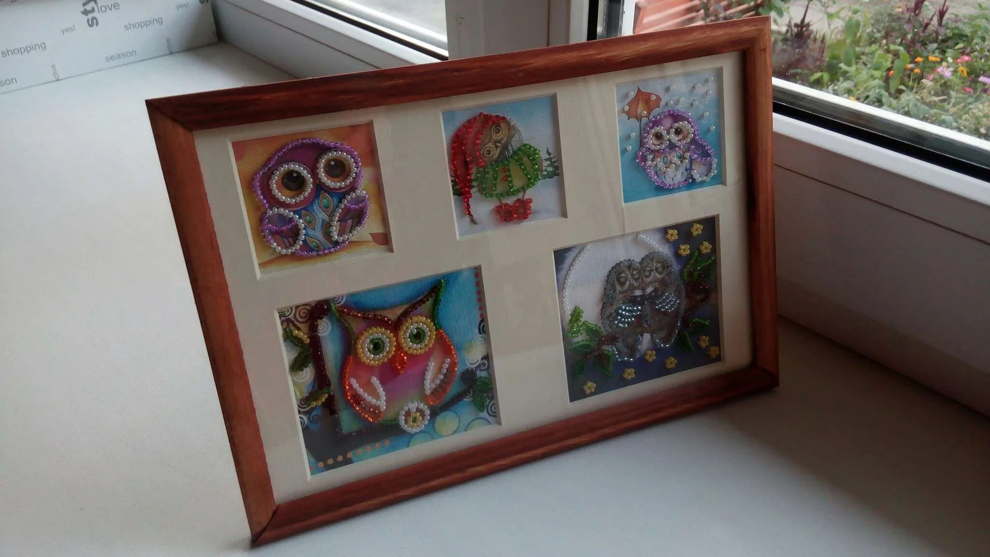 Magnets Bead Embroidery Kit Mini Magnets Bead embroidery kit Owl – 3