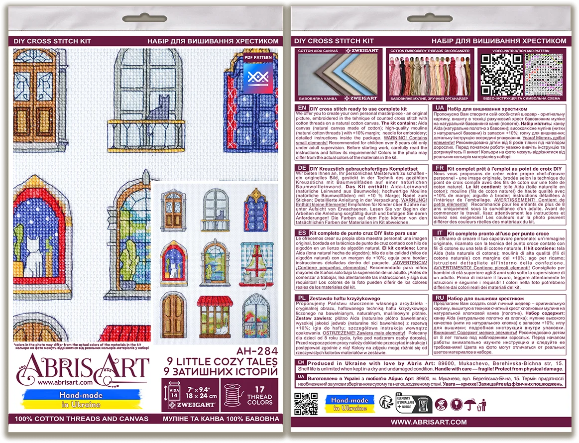 Cross Stitch Kit Cross-stitch kits 9 little cozy tales