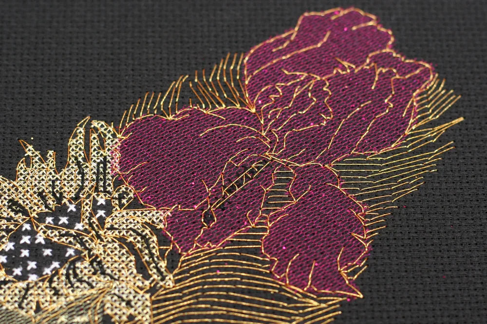 Cross Stitch Kit Cross-stitch kits Flower wind-2