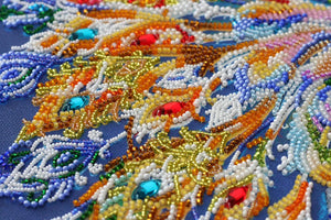 Bead Embroidery Kit Main Bead Embroidery Kit Bluebird of happiness