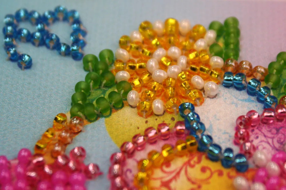 Magnets Bead Embroidery Kit Magnets Bead embroidery kit Easter basket – 1