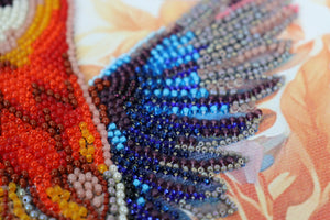 Bead Embroidery Kit Main Bead Embroidery Kit A colorful flap of a wing