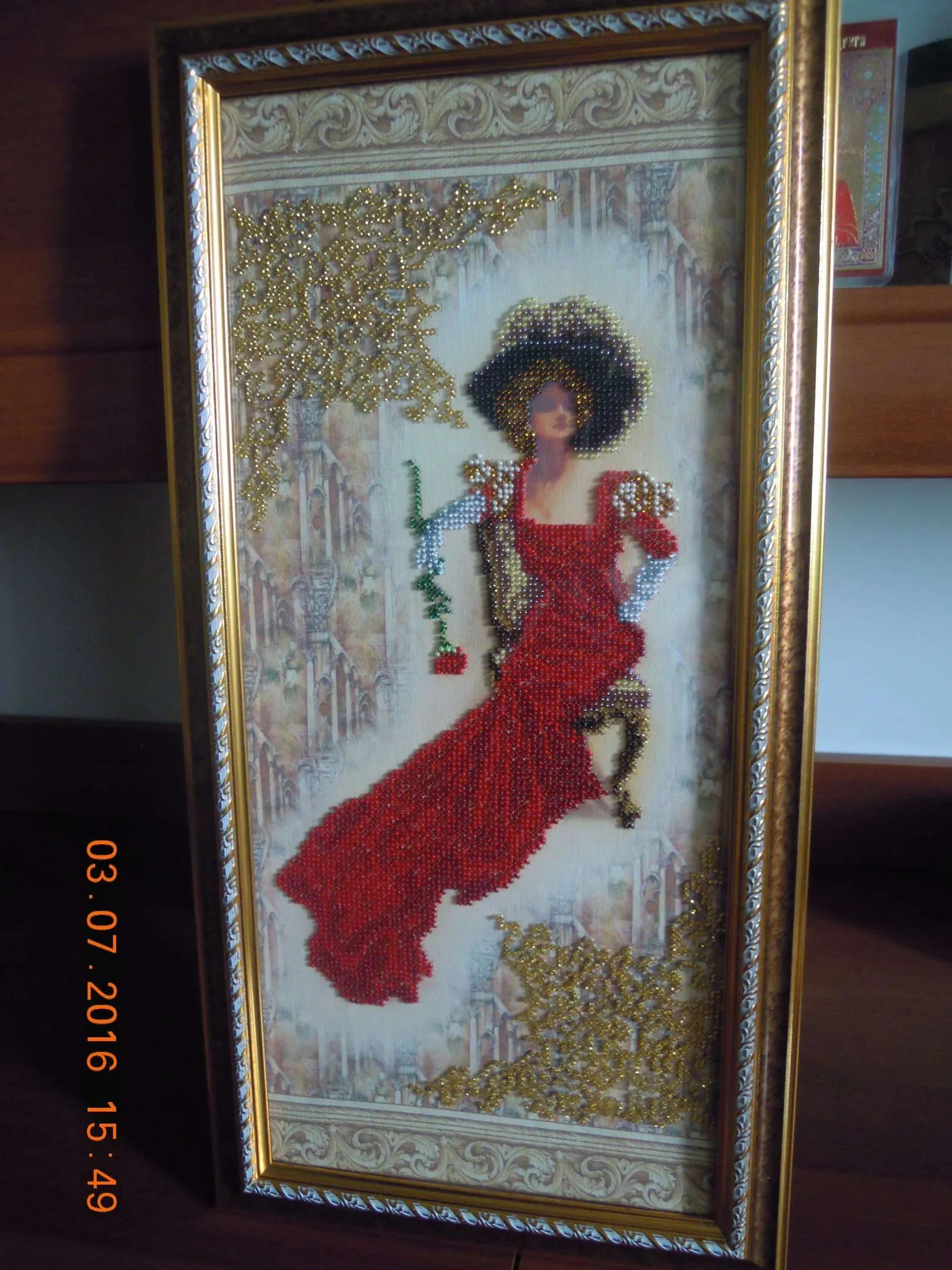 Bead Embroidery Kit Main Bead Embroidery Kit Lady Rose