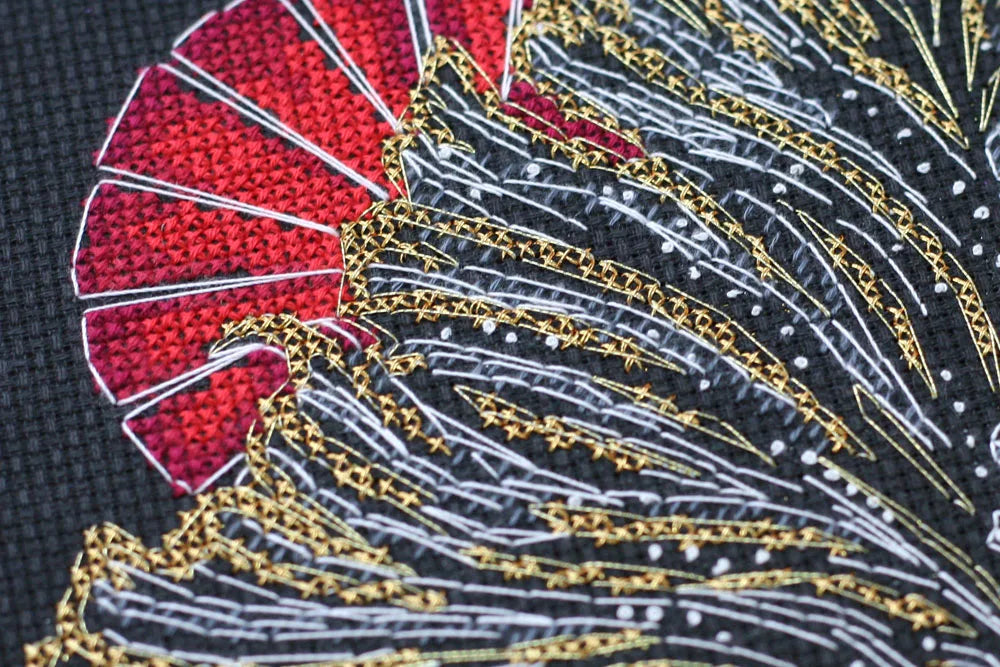 Cross Stitch Kit Cross-stitch kits Black oranda