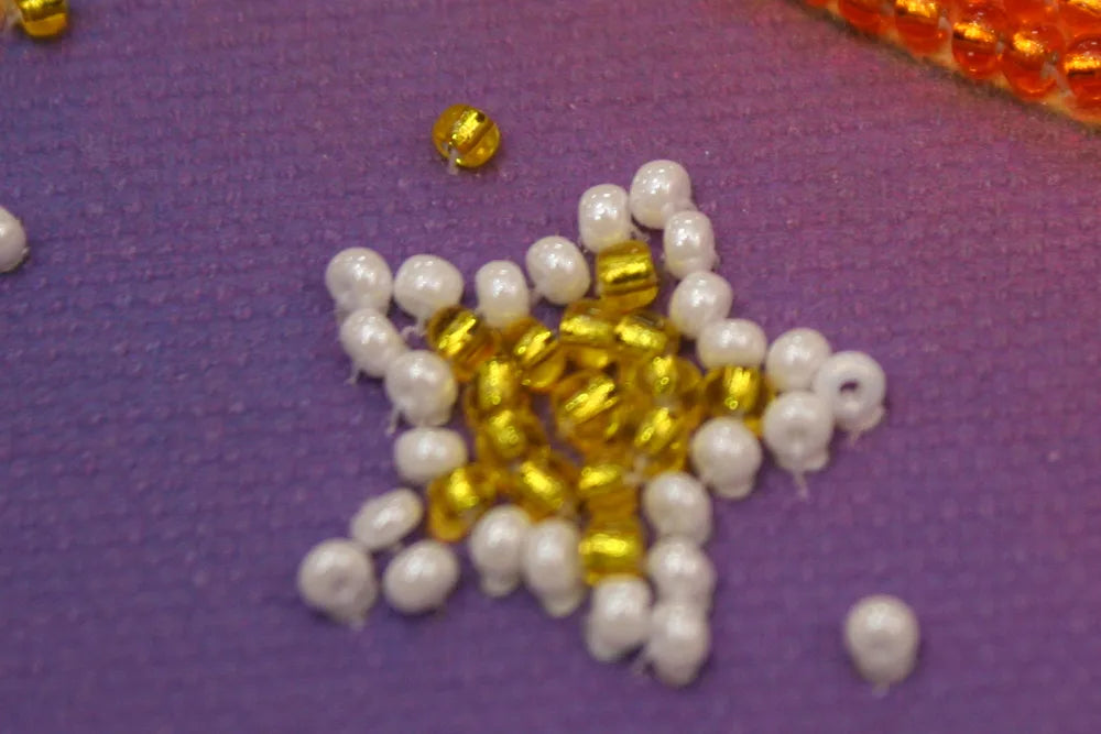 Bead Embroidery Kit Mini Bead embroidery kit Moonlight dreamer
