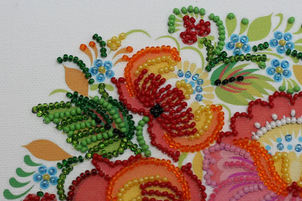 Bead Embroidery Kit Mini Bead embroidery kit Hohloma – 1