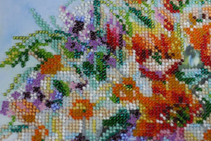 Bead Embroidery Kit Main Bead Embroidery Kit May's embrace