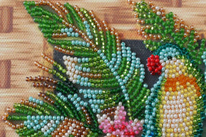 Bead Embroidery Kit Mid-sized bead embroidery kit Lori parrots