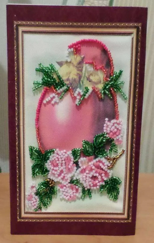 Postcards Bead Embroidery Kit Postcard Bead embroidery kit Easter – 5