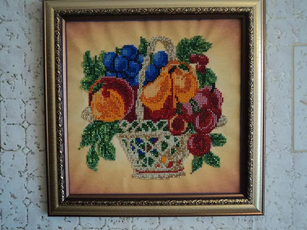 Bead Embroidery Kit Main Bead Embroidery Kit Fruit