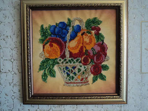 Bead Embroidery Kit Main Bead Embroidery Kit Fruit