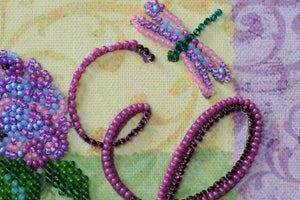 Bead Embroidery Kit Mini Bead embroidery kit Love