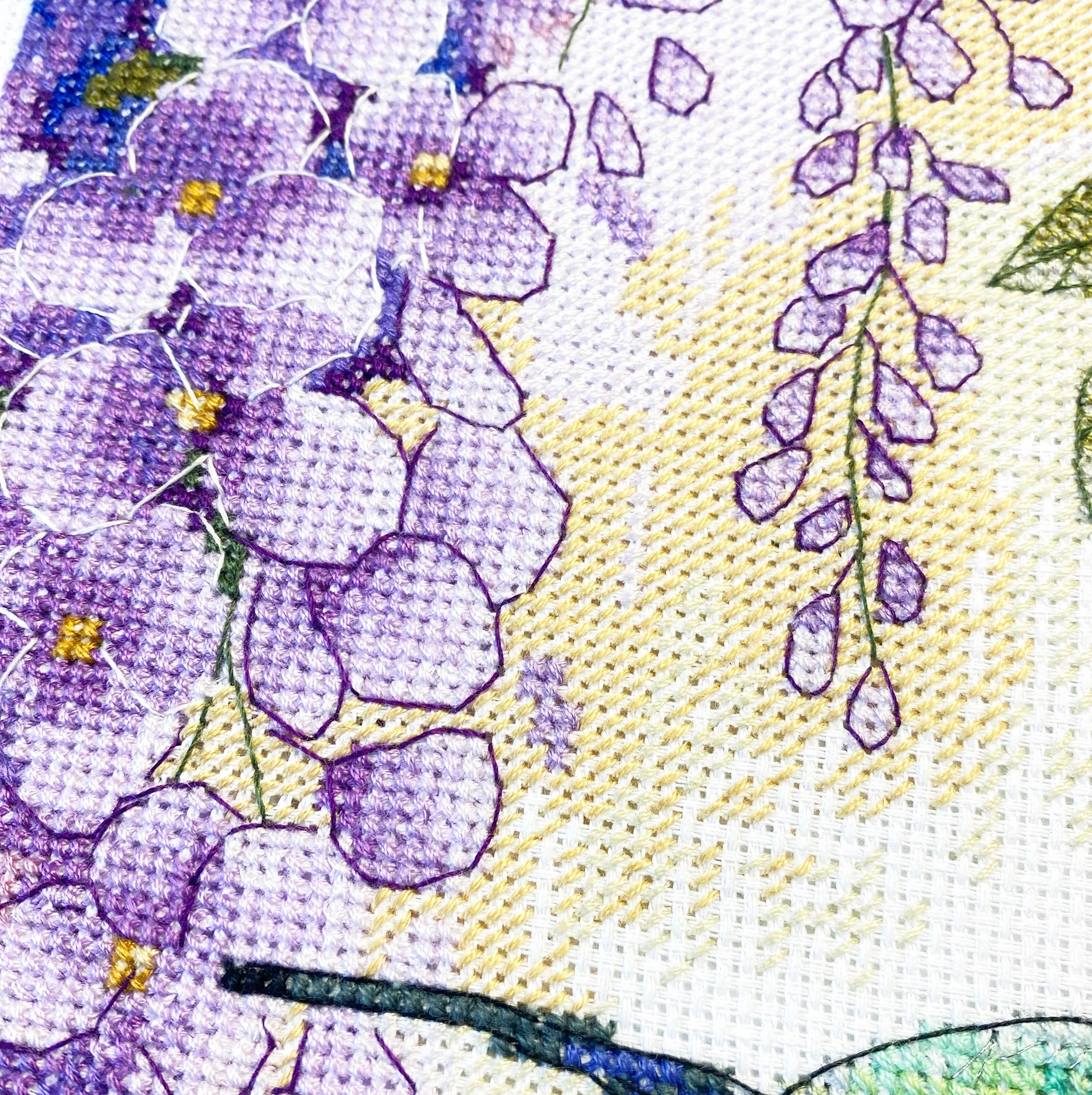 Cross Stitch Kit Cross-stitch kits The flight of the hummingbird (Animals and birds)
