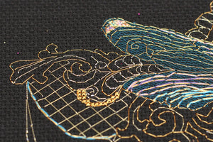 Cross Stitch Kit Cross-stitch kits Golden dragonfly