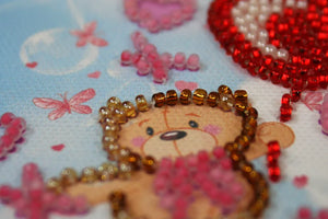Magnets Bead Embroidery Kit Magnets Bead embroidery kit Air kiss